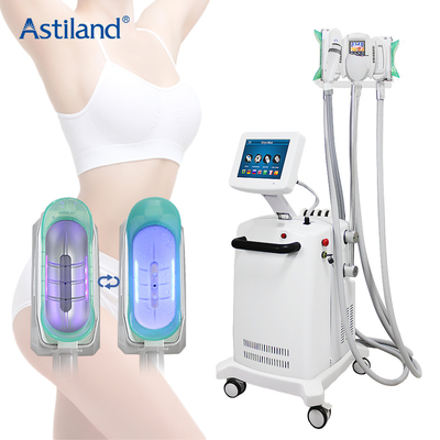 Cavitación 4 de Cryo Lipolaser RF de la máquina de Cryolipolysis en 1 sistema gordo del congelador para adelgazar del cuerpo