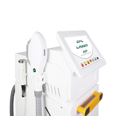 Máquina multifuncional de la belleza del ND Yag IPL del RF del laser del retiro de c4q conmutado del pelo para el cuidado de piel