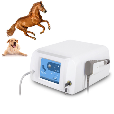 Caballo Veterinario Ultrasonido portátil Máquina de terapia con ondas de choque Alivio del dolor