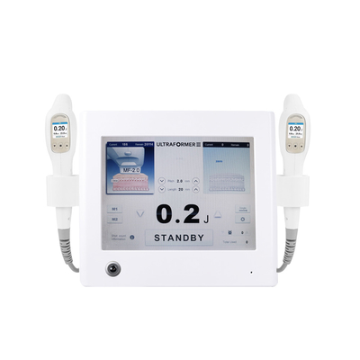 Máquina HIFU de pantalla táctil de 15 pulgadas AS-HF-7d con 7 cartuchos para levantamiento facial no quirúrgico