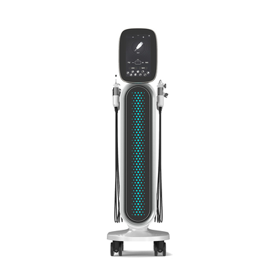 Máquina de belleza facial Aeris 8 en 1 de burbujas de oxígeno Hydra 10.1 pulgadas pantalla táctil a color con 8 piezas de mano