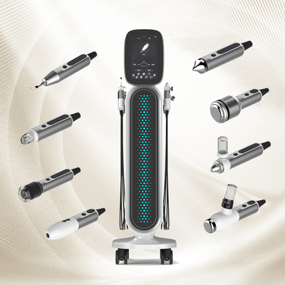 Máquina hidrafacial profesional antienvejecimiento para minimizar los poros con análisis de la piel con 8 sondas 2025 Modelo de tensión nominal 100-240V