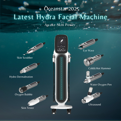 Equipo facial profesional Hydra de 500W con diagnóstico de piel AI Tratamiento antienvejecimiento no invasivo