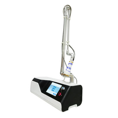 Máquina fraccionaria del laser del CO2 del tubo de cristal de la dermatología