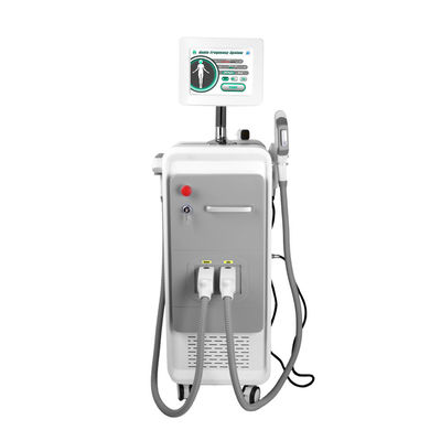 Máquina fraccionaria del retiro del pelo facial de la depilación del laser IPL del yag del nd del Rf Q-S