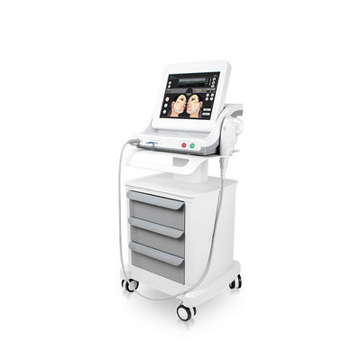 Los 5 cartuchos ultrasónicos piel del lifting facial de 15 pulgadas aprietan la máquina de HIFU
