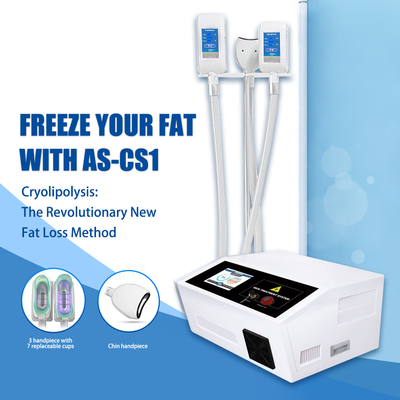 Congelador gordo de Cryo de la máquina portátil de Cryolipolysis Lipo para Chin Fat Removal doble