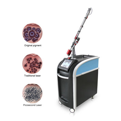 Ce Professional 1064nm 532nm 694 Nm 755 Nm Picosegundo Q Conmutado Nd Yag Máquina de eliminación de tatuajes con láser