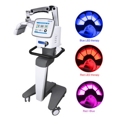 Dispositivo ligero rojo modificado para requisitos particulares de la terapia del salón de belleza con la luz azul roja de 3 colores